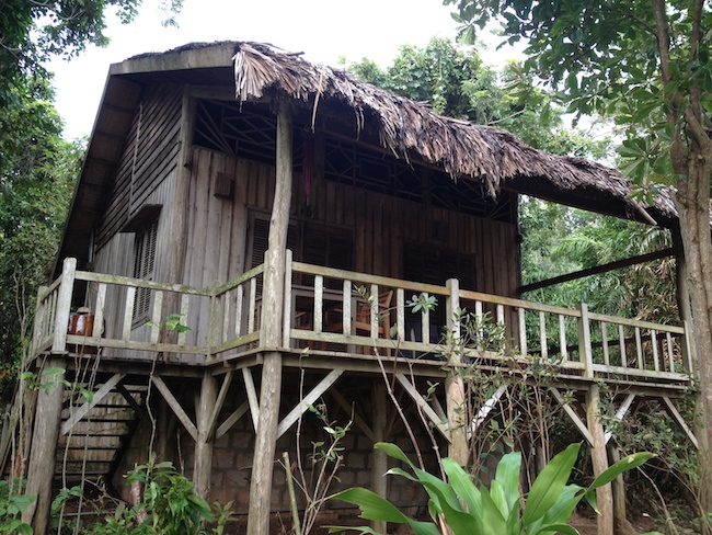 Así son los bungalows de Mango Bay Resort. Y por dentro, muy acogedores...