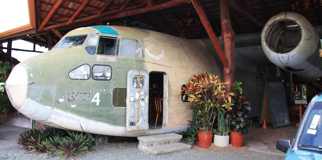 Restaurante El Avión en Manuel Antonio (Costa Rica)