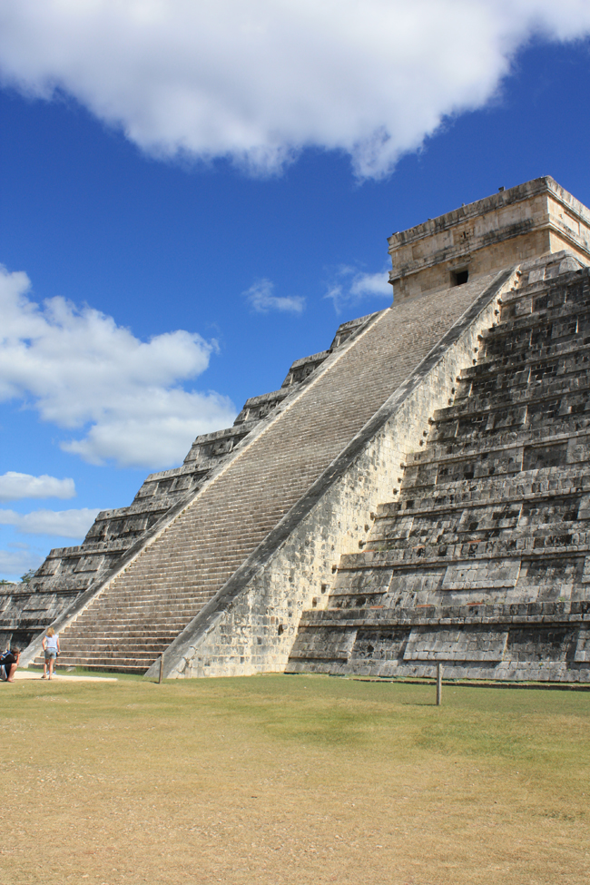 Pirámide de Chichen Itza: escalinata